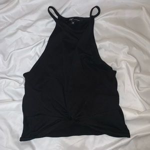 YMI twist front halter top